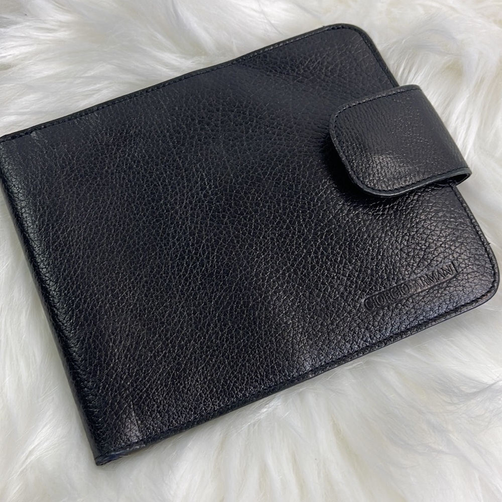 Giorgio Armani vintage wallet unisex black - Picture 11 of 11